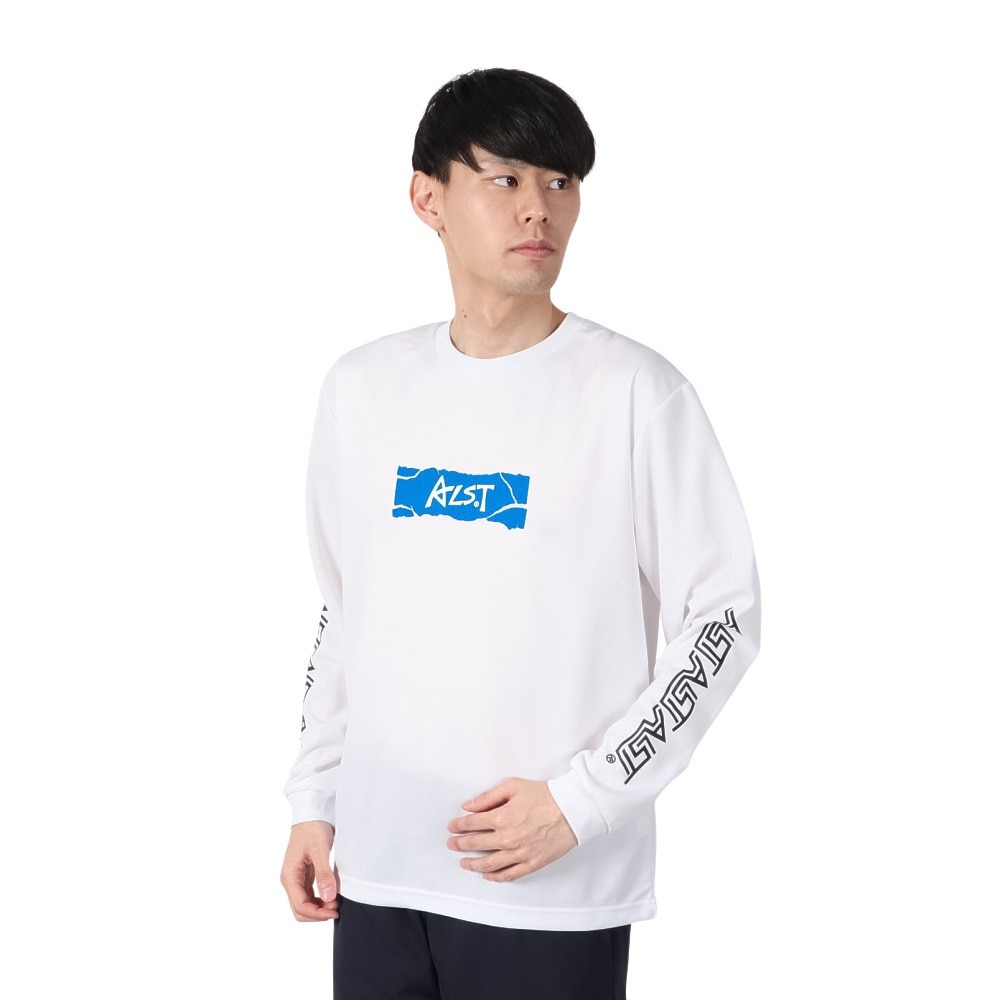 アルスト（ALST）（メンズ）バレーボールウェア 長袖ドライ Tシャツ TEAR ボックス ロゴ VB23TS19-14