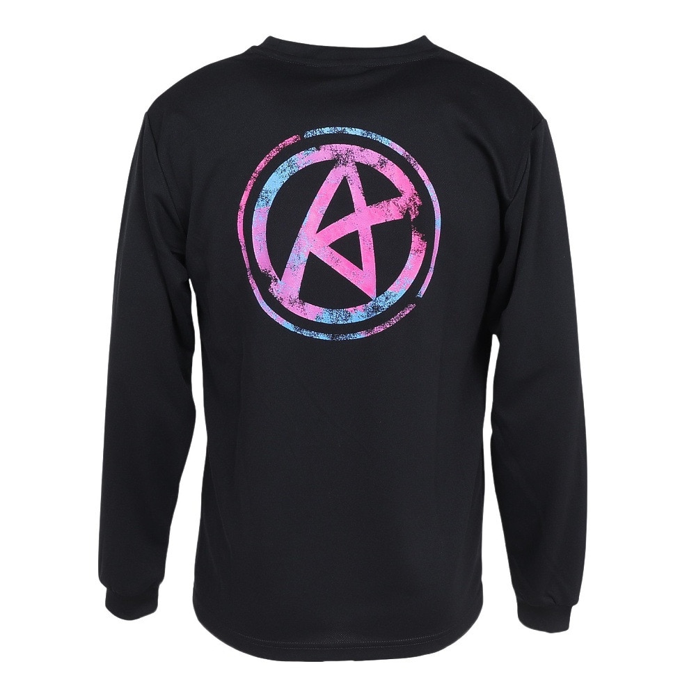 アルスト（ALST）（メンズ）バレーボールウェア 長袖ドライ Tシャツ グランジ ロゴ VB24TS15-06