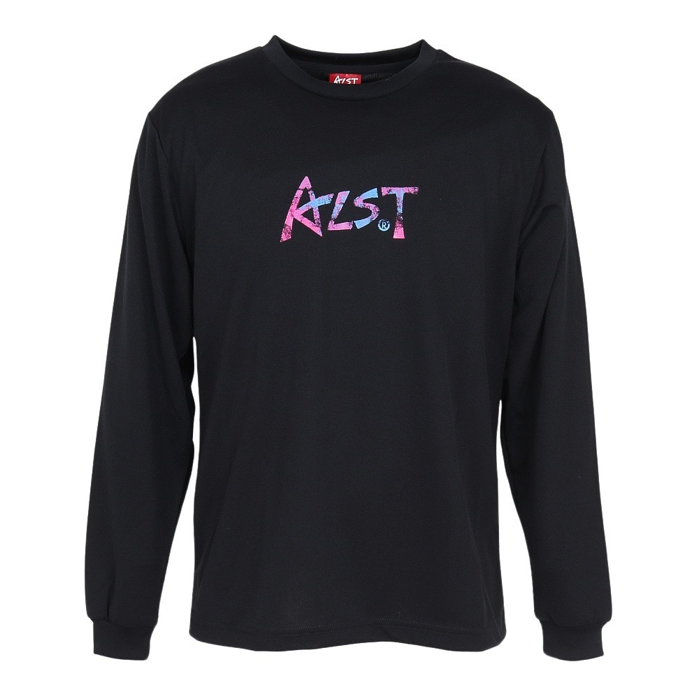 アルスト（ALST）（メンズ）バレーボールウェア 長袖ドライ Tシャツ グランジ ロゴ VB24TS15-06