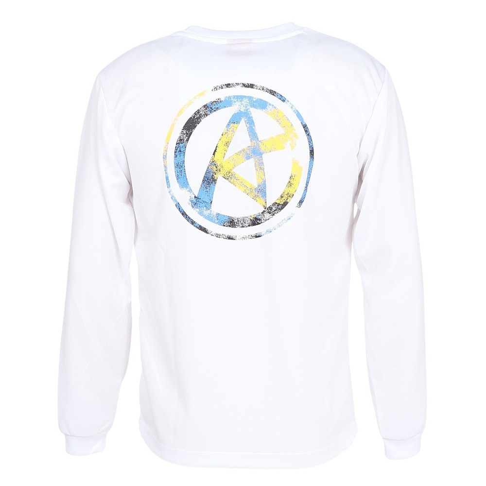 アルスト（ALST）（メンズ）バレーボールウェア 長袖ドライ Tシャツ グランジ ロゴ VB24TS15-17