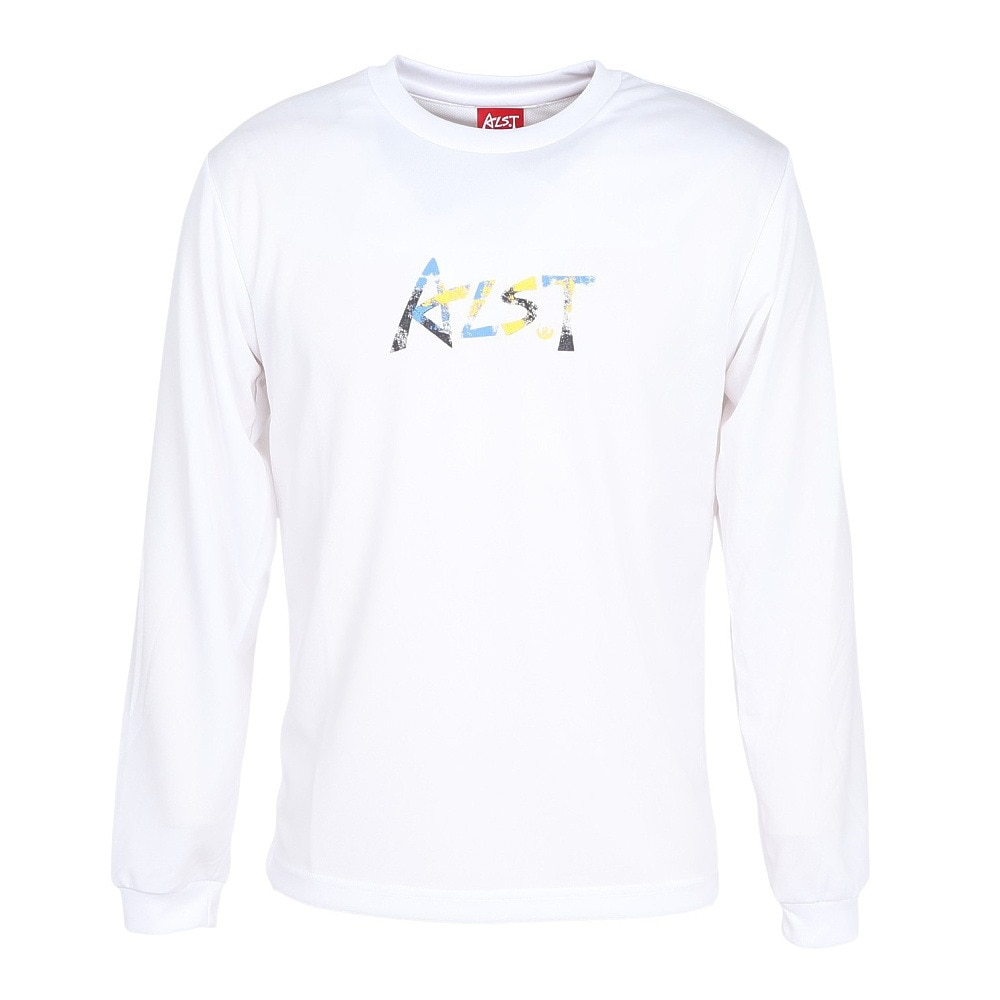 アルスト（ALST）（メンズ）バレーボールウェア 長袖ドライ Tシャツ グランジ ロゴ VB24TS15-17