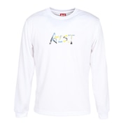 (メンズ)バレーボールウェア 長袖ドライ Tシャツ グランジ ロゴ VB24TS15-17