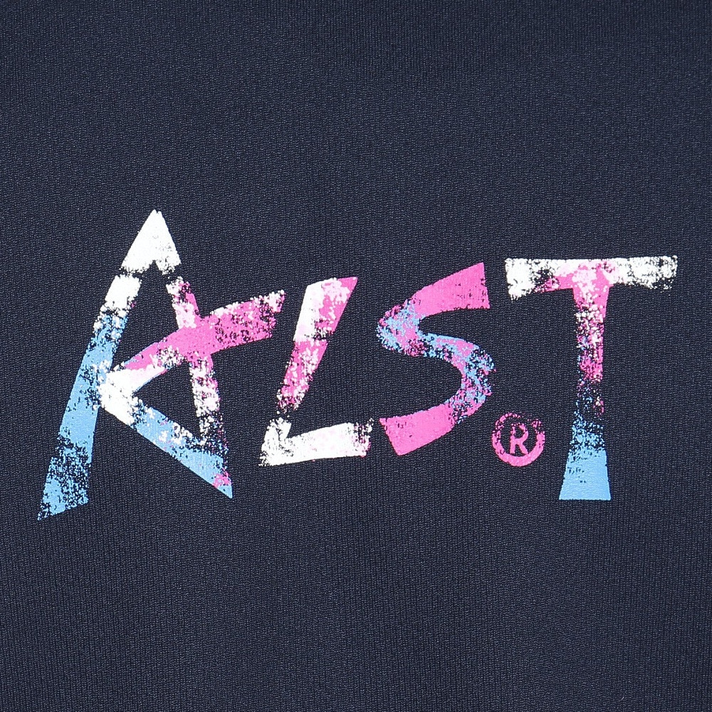 アルスト（ALST）（メンズ）バレーボールウェア 長袖ドライ Tシャツ グランジ ロゴ VB24TS15-41