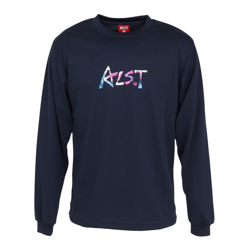 アルスト（ALST）（メンズ）バレーボールウェア 長袖ドライ Tシャツ グランジ ロゴ VB24TS15-41
