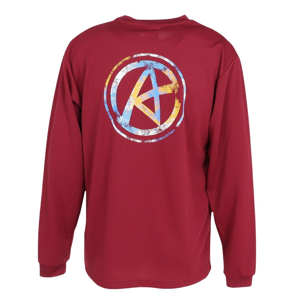 アルスト（ALST）（メンズ）バレーボールウェア 長袖ドライ Tシャツ グランジ ロゴ VB24TS15-64