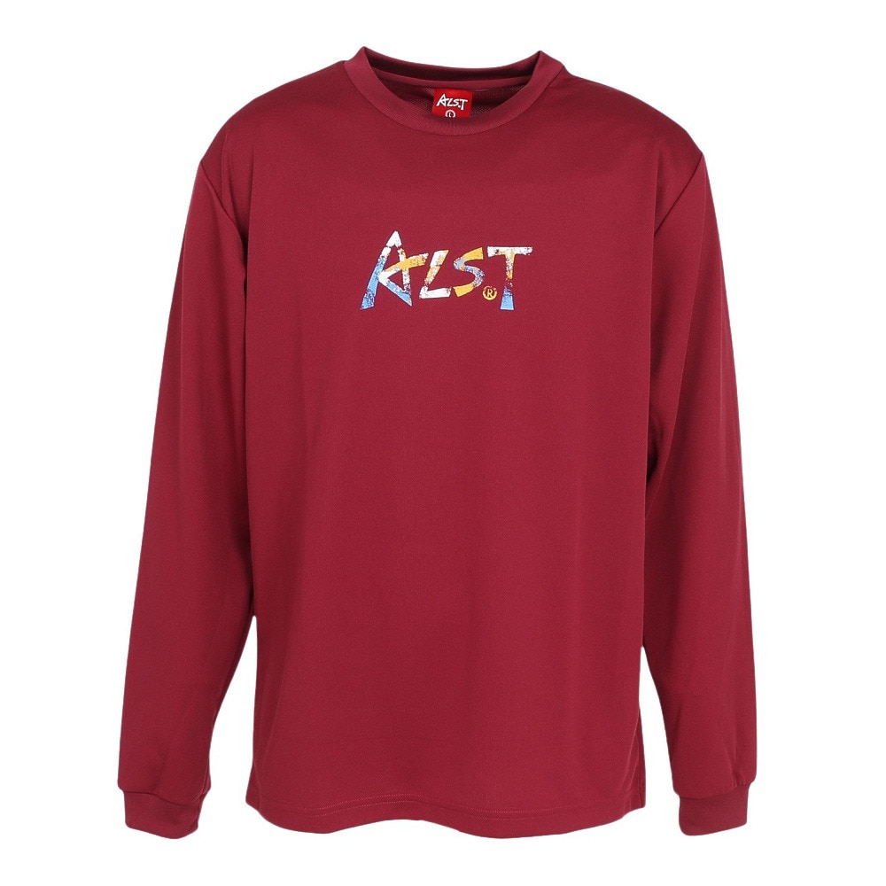 アルスト（ALST）（メンズ）バレーボールウェア 長袖ドライ Tシャツ グランジ ロゴ VB24TS15-64