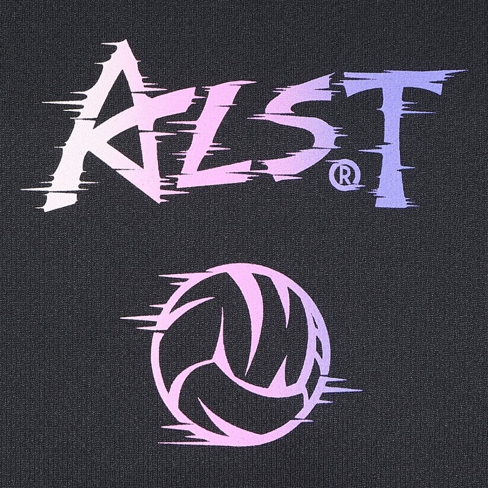 アルスト（ALST）（メンズ）バレーボールウェア 長袖ドライ Tシャツ スピードグラデーション ロゴ VB24TS16-05
