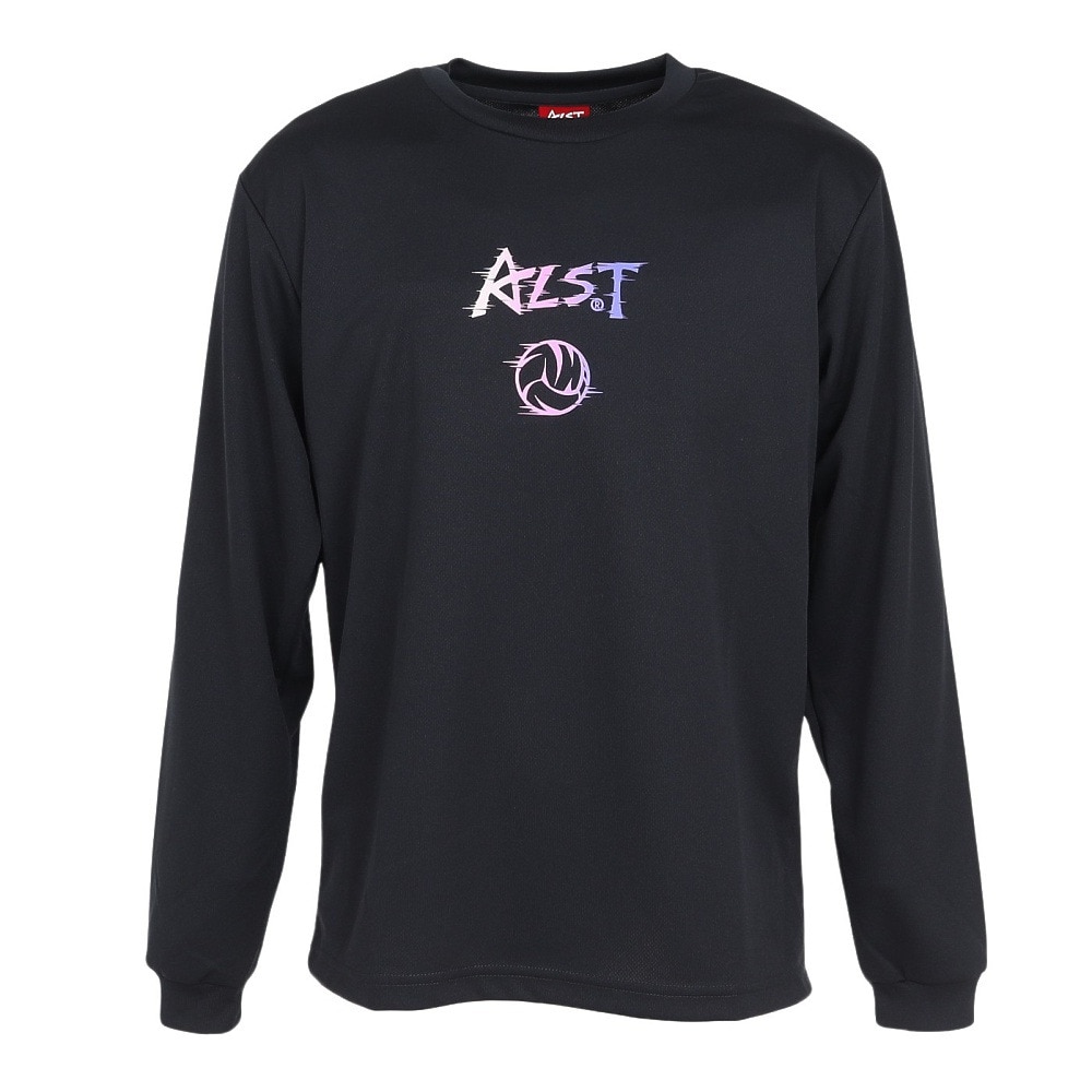 アルスト（ALST）（メンズ）バレーボールウェア 長袖ドライ Tシャツ スピードグラデーション ロゴ VB24TS16-05