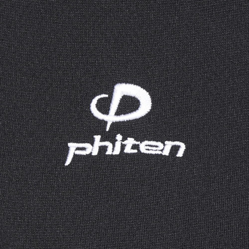 ファイテン（PHITEN）（メンズ、レディース）長袖Tシャツ ラメグラデ ブラックイエロー 3124JG62910