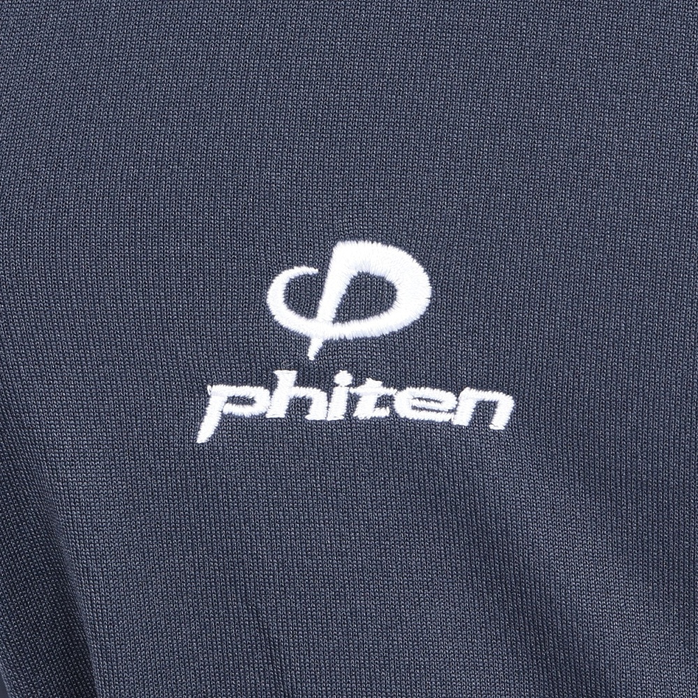 ファイテン（PHITEN）（メンズ、レディース）長袖Tシャツ ラメグラデ ネイビーブルー 3124JG63000