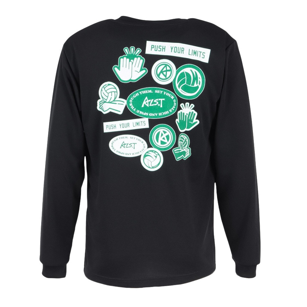 アルスト（ALST）（メンズ）バレーボールウェア ロングTシャツ ステッカー VB25TS15-03