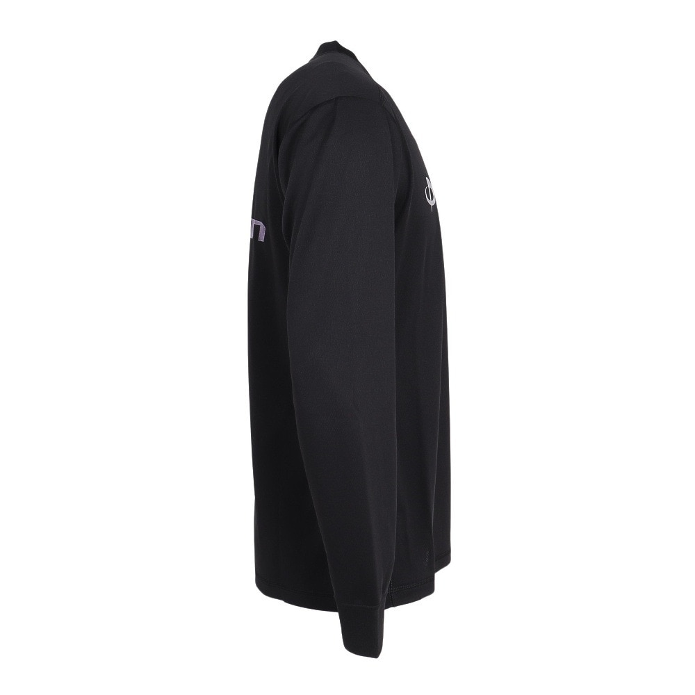 ファイテン（PHITEN）（メンズ、レディース）バレーボールウェア ラメ グラデーション 長袖Tシャツ BK/PL 3125JG68300
