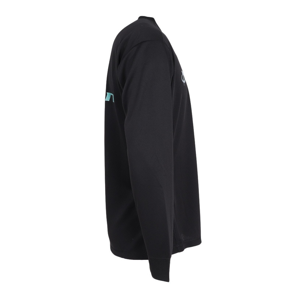 ファイテン（PHITEN）（メンズ、レディース）バレーボールウェア ラメ グラデーション 長袖Tシャツ BK/BL 3125JG68310