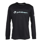 (メンズ、レディース)バレーボールウェア ラメ グラデーション 長袖Tシャツ BK/BL 3125JG68310