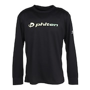 (メンズ、レディース)バレーボールウェア ラメ グラデーション 長袖Tシャツ BK/YE 3125JG68320
