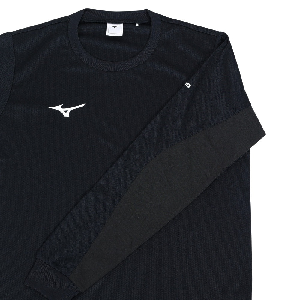 ミズノ（MIZUNO）（メンズ、レディース、キッズ）長袖プラクティスシャツ V2JA849190 バレーボールウェア スポーツウェア 速乾