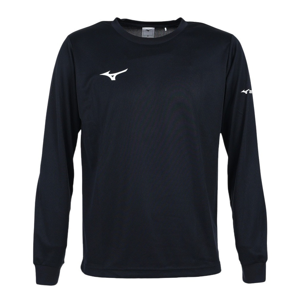 ミズノ（MIZUNO）（メンズ、レディース、キッズ）長袖プラクティスシャツ V2JA849190 バレーボールウェア スポーツウェア 速乾