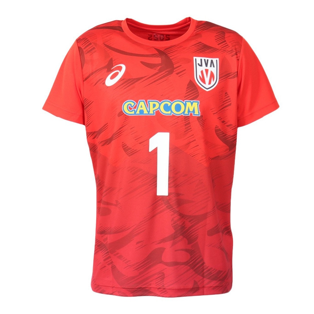 アシックス（ASICS）（メンズ、レディース）バレーボールウェア バレー応援Tシャツ 男子 日本代表 2025 西田 有志 2053A286.602