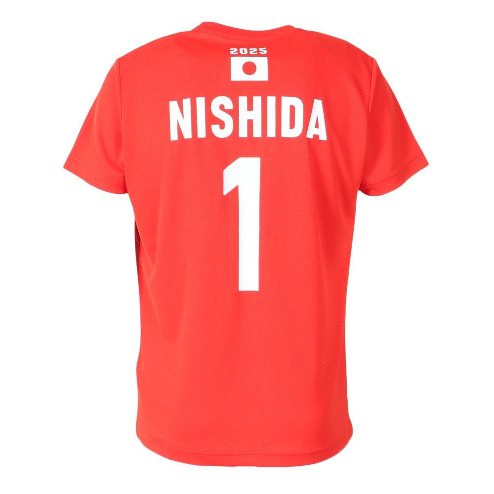 アシックス（ASICS）（メンズ、レディース）バレーボールウェア バレー応援Tシャツ 男子 日本代表 2025 西田 有志 2053A286.602