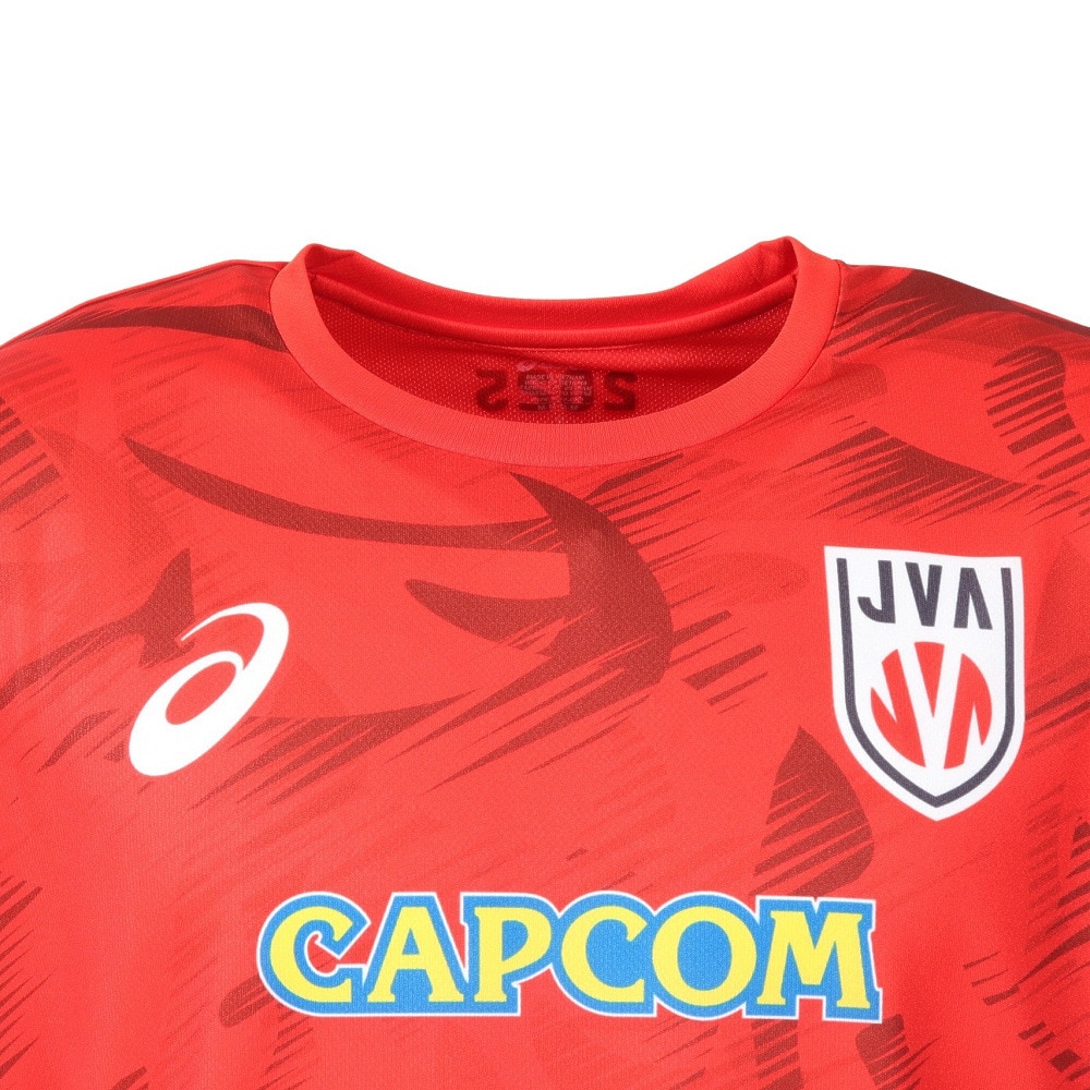アシックス（ASICS）（メンズ、レディース）バレーボールウェア バレー応援Tシャツ 男子 日本代表 2025 西田 有志 2053A286.602