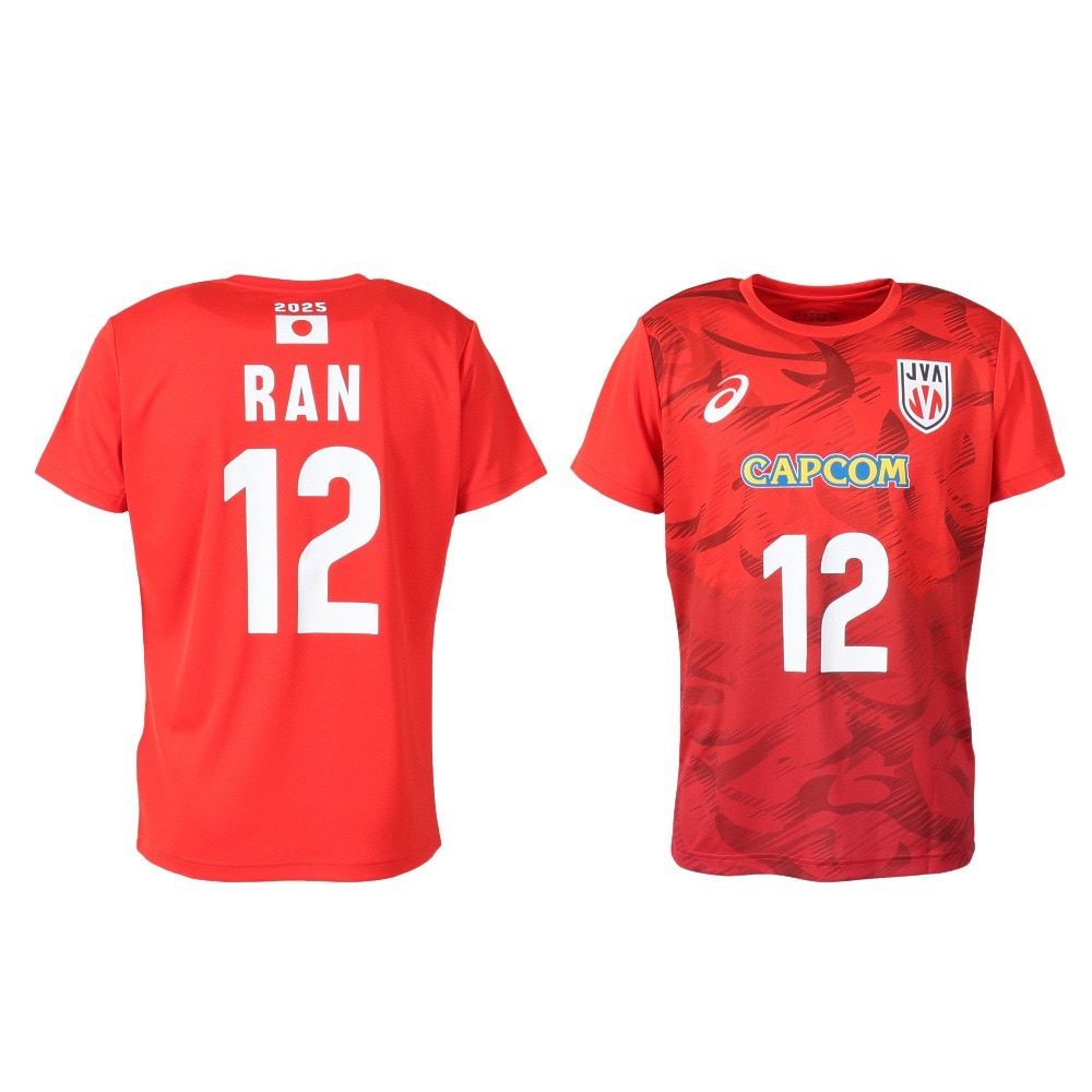 アシックス（ASICS）（メンズ、レディース）バレーボールウェア バレー応援Tシャツ 男子 日本代表 2025 高橋 藍 2053A286.603