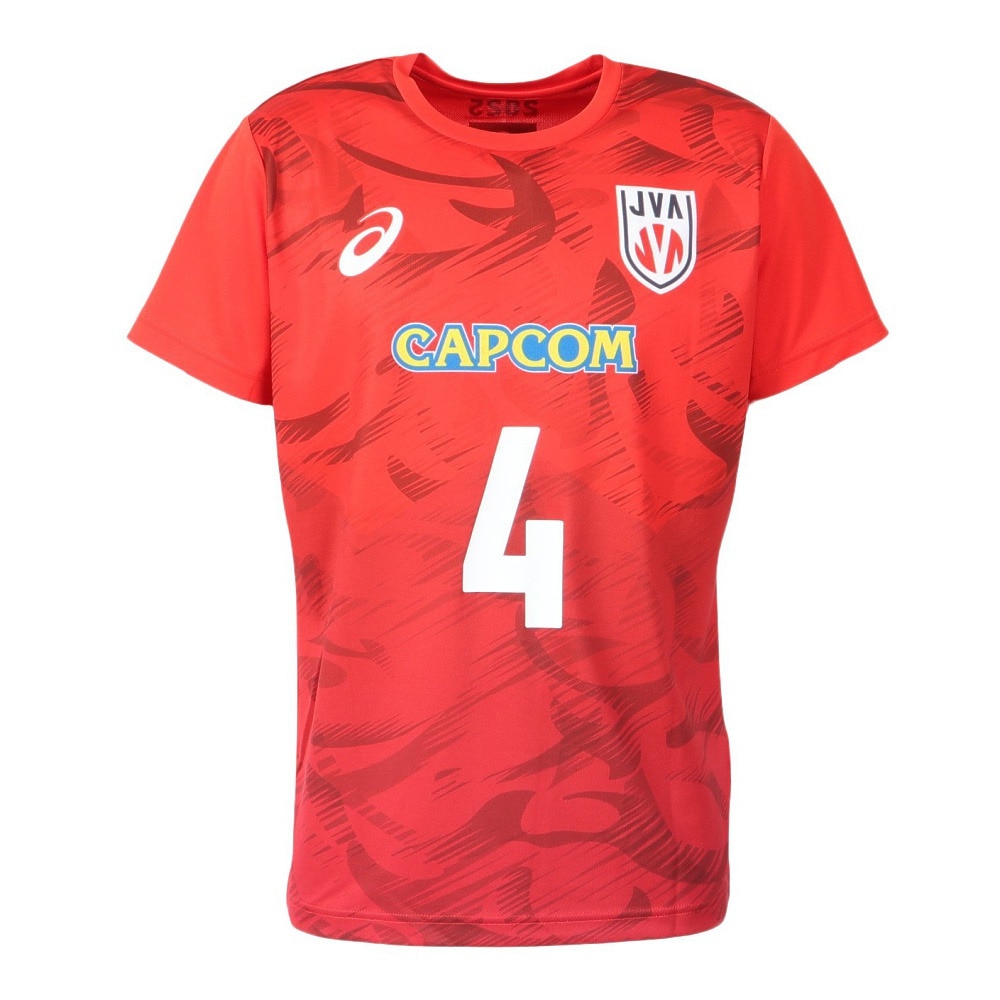 アシックス（ASICS）（メンズ、レディース）バレーボールウェア バレー応援Tシャツ 男子 日本代表 2025 宮浦 健人 2053A286.604