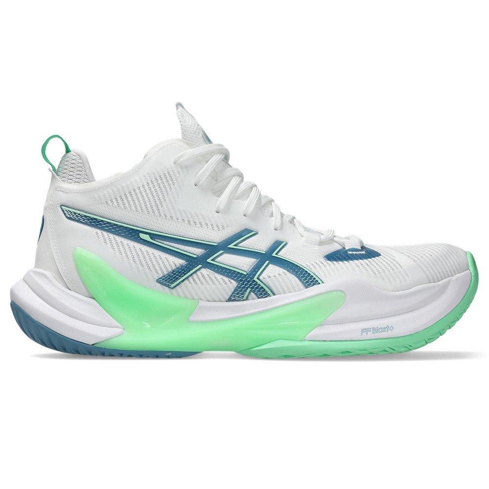 ASICS メタライズ　バレーボールシューズ ホワイト/グリーン26.0センチ アシックス(asics) バレーボールシューズ METARISE メタライズ