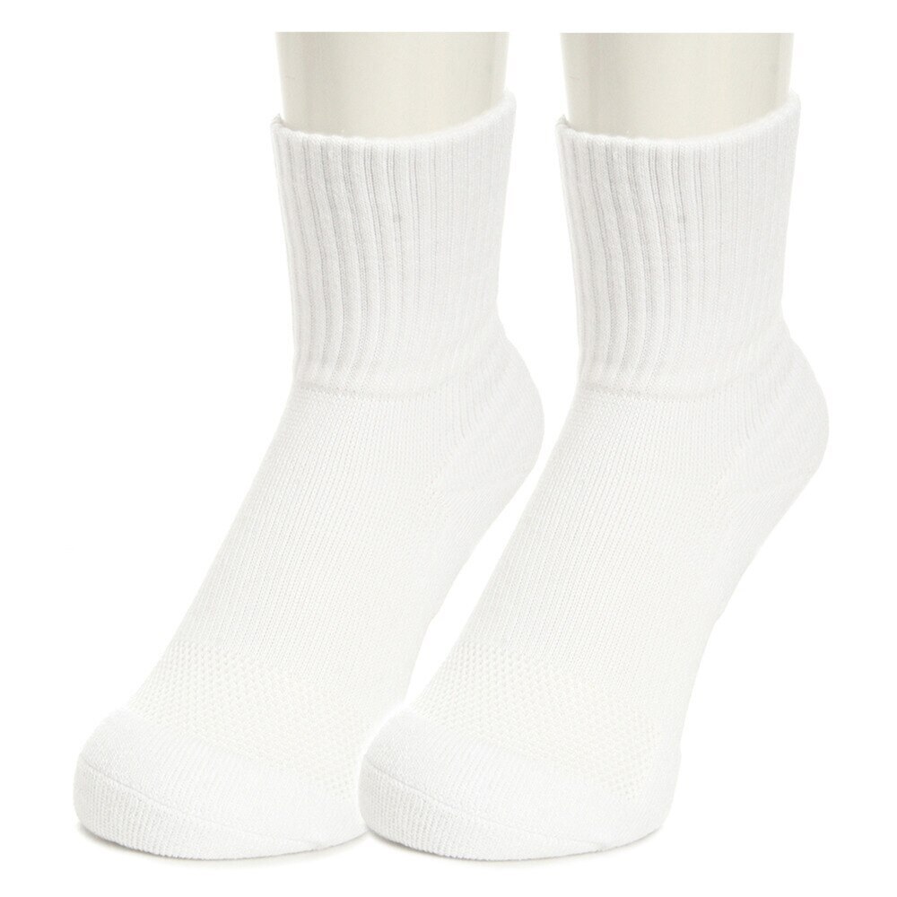  【大奉仕!多少のキズ汚れ有】ミドルソックス 16cm丈 2足組 770G6RN3535 WHT バレーボール ソックス