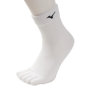 ミズノ（MIZUNO）（レディース）バレーボール  ソックス 5本指 ショートソックス V2MX801570