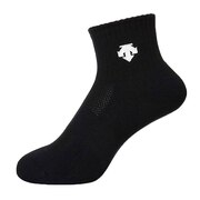 デサント（DESCENTE）（レディース、キッズ）バレーボール ソックス スーパーショートソックス DVB-9640 BLK