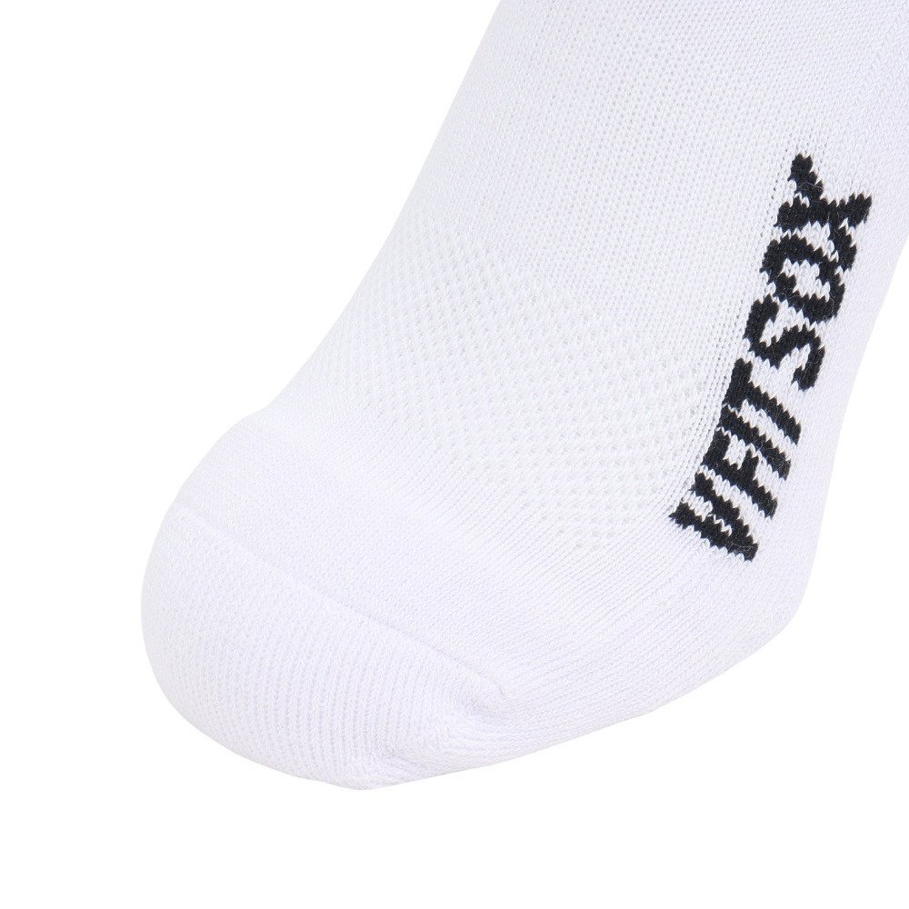 デサント（DESCENTE）（メンズ、レディース）バレーボール ソックス Vフィットスーパーショート DVB-9038 WBK