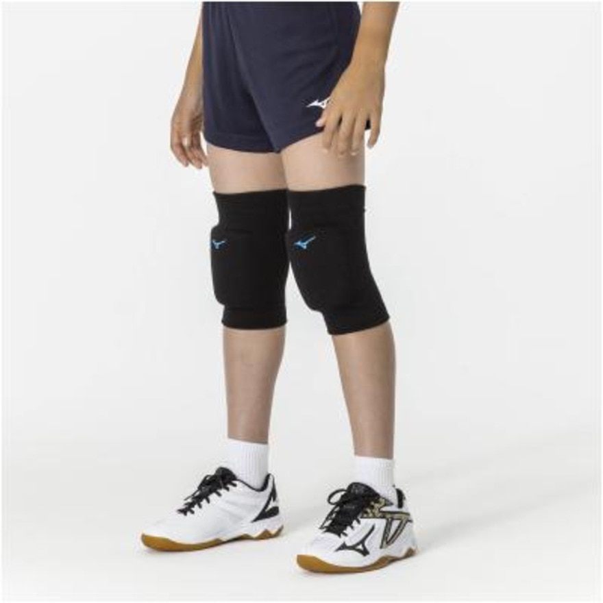 ミズノ（MIZUNO）（キッズ）バレーボール ジュニア 膝サポーター パッド有 2個セット ひざ V2MYA40092