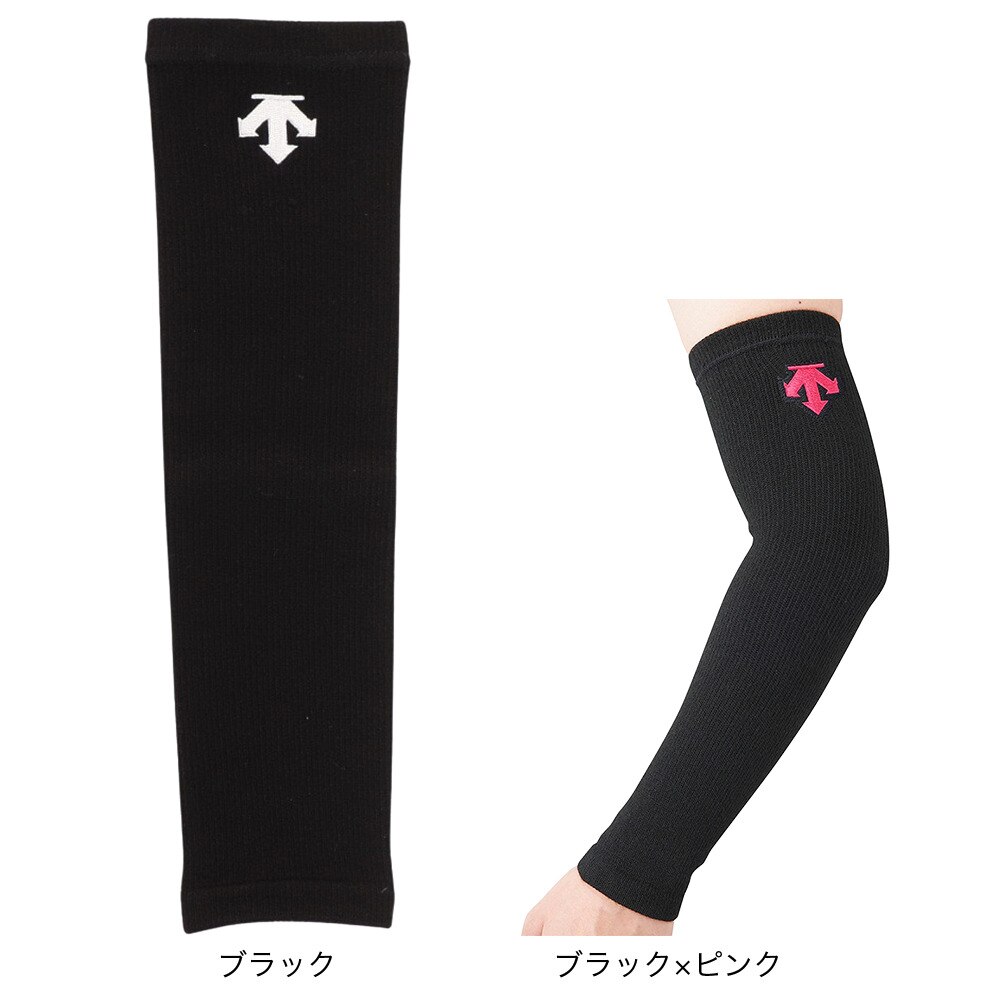 デサント（DESCENTE）（メンズ、レディース）バレーボール サポーター ひじ 肘 エルボーサポーター DVB-8712B BLK
