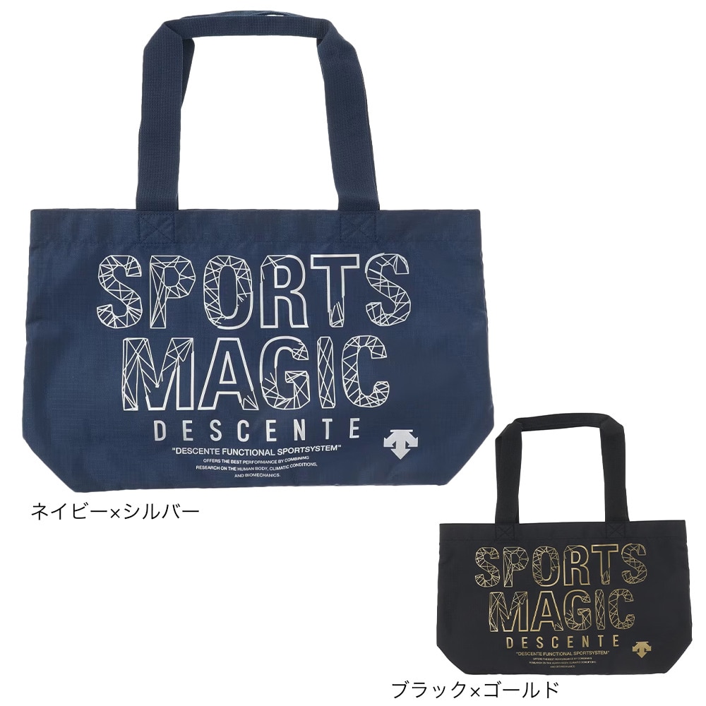 デサント（DESCENTE）（メンズ、レディース、キッズ）トートバツグ ユニセックス スポーツ 観戦 ブラック DVB-8145 BLK