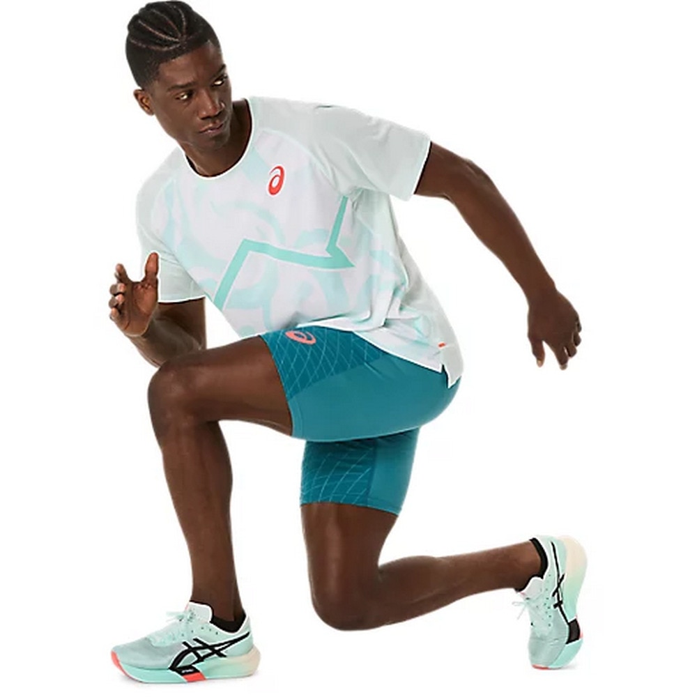 アシックス（ASICS）（メンズ）陸上ウェア クールグラフィック半袖シャツ 2091A740.411