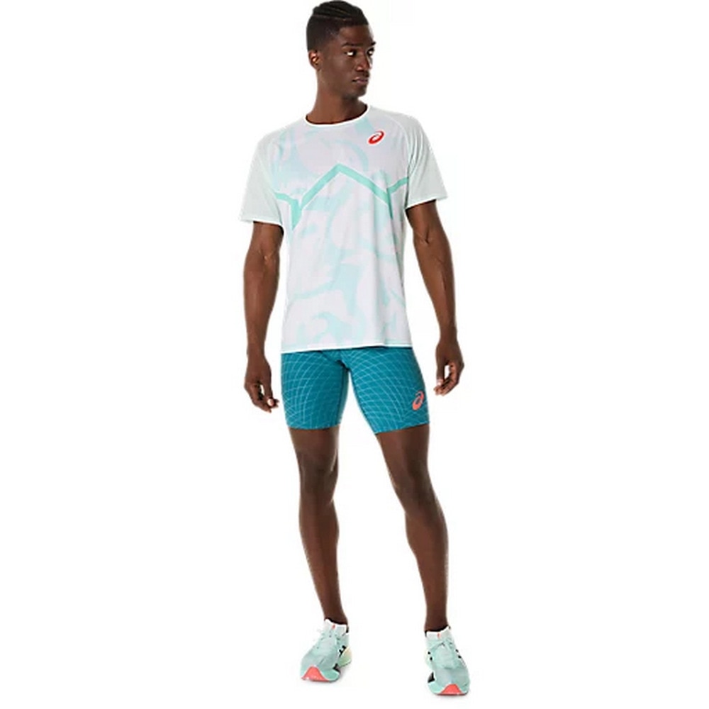 アシックス（ASICS）（メンズ）陸上ウェア クールグラフィック半袖シャツ 2091A740.411