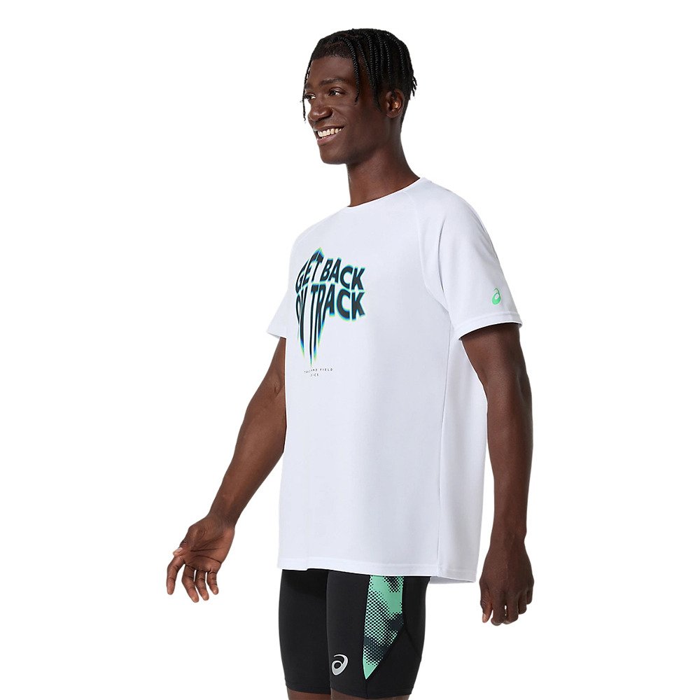 アシックス（ASICS）（メンズ）陸上ウェア トラックグラフィックT