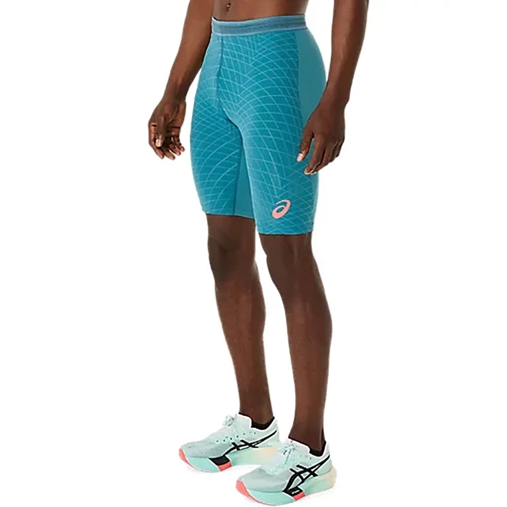 アシックス（ASICS）（メンズ）陸上ウェア MOTION MUSCLE SUPPORTスピードミドルタイツ 2091A742.412