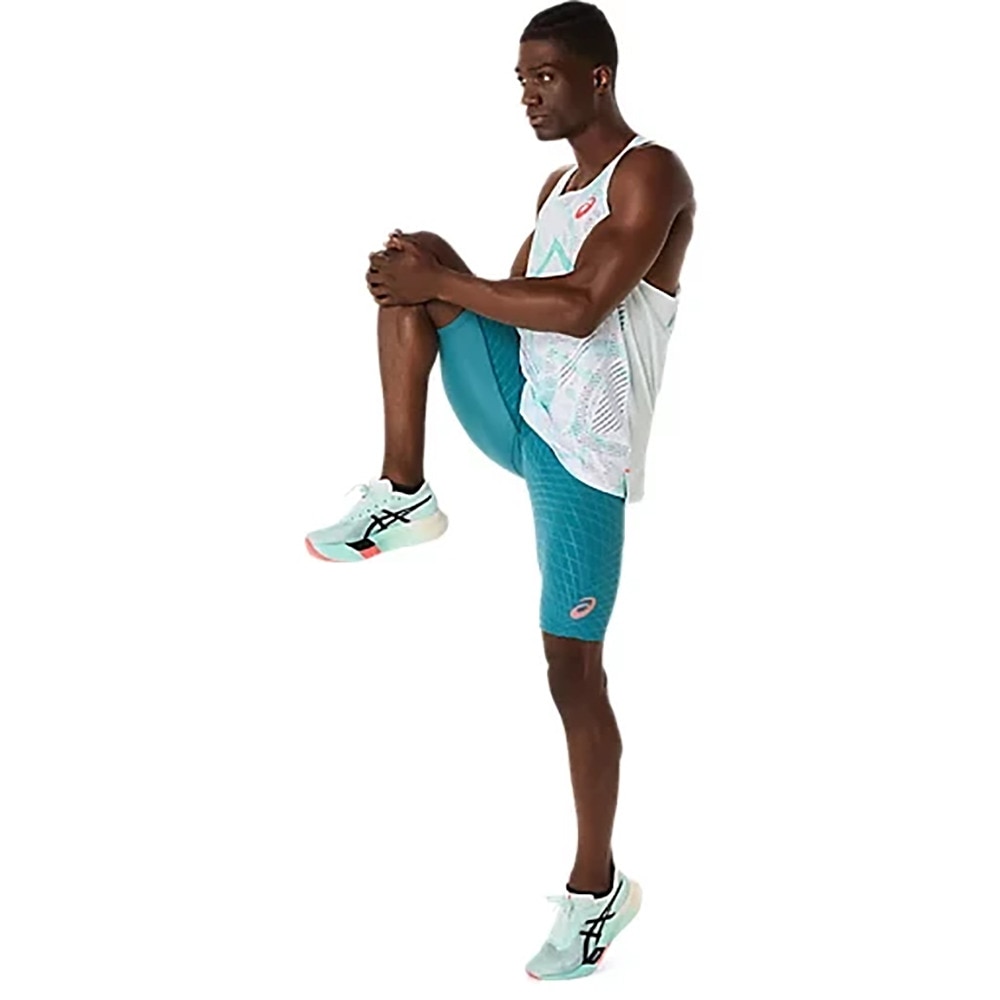 アシックス（ASICS）（メンズ）陸上ウェア MOTION MUSCLE SUPPORTスピードミドルタイツ 2091A742.412