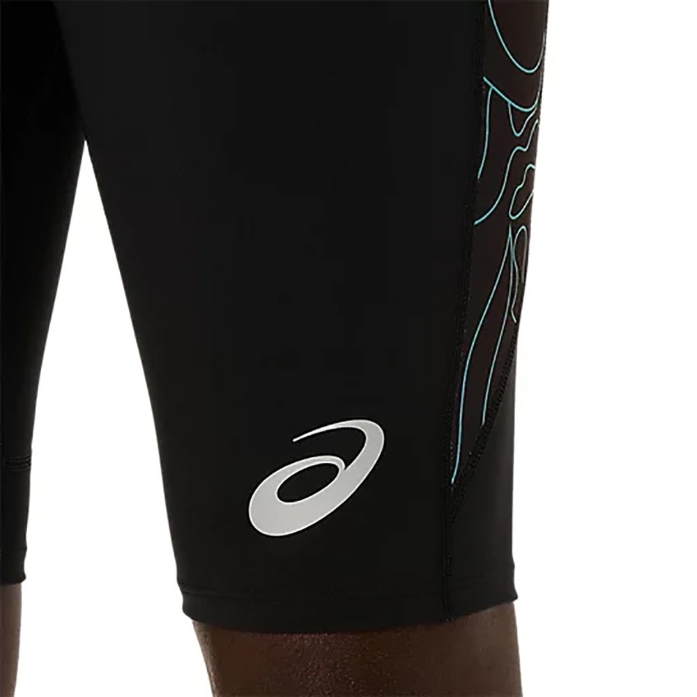 アシックス（ASICS）（メンズ）陸上ウェア グラフィックミドルタイツ 2091A745.002