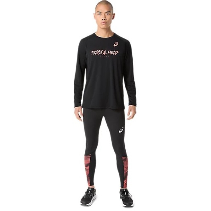 アシックス（ASICS）（メンズ）陸上ウェア グラフィックロングタイツ 2091A759.001