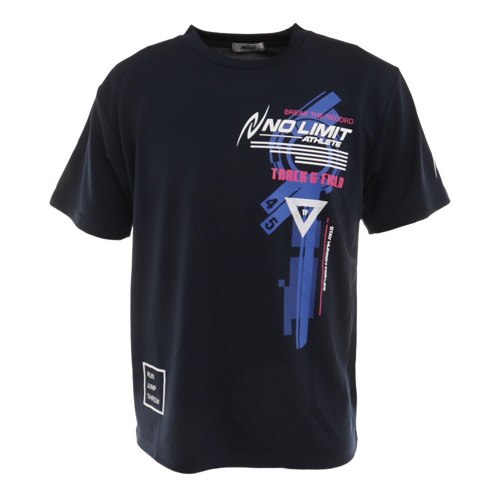 ニシ・スポーツ（NISHI）（メンズ、レディース）陸上ウェア シャツ アスリートプライド半袖Tシャツ 2811A021.400 速乾★★★