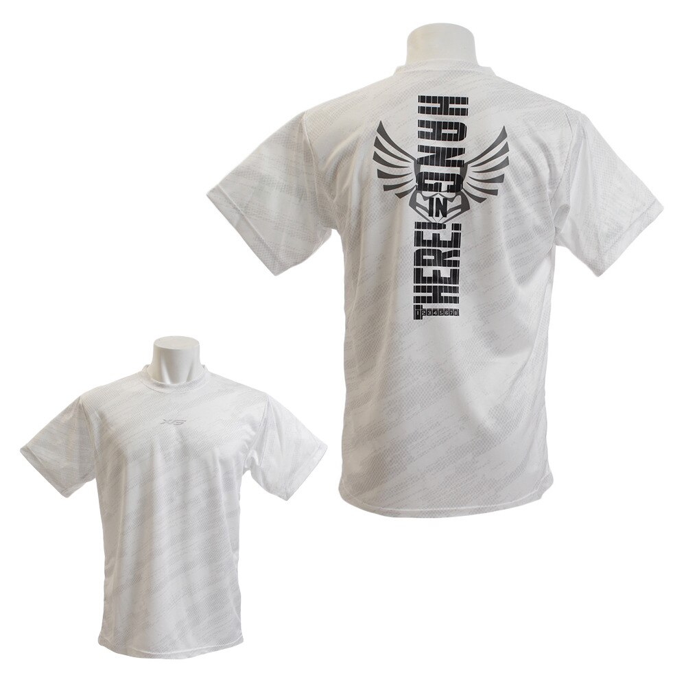  Tシャツ メンズ ドライプラス HANG IN THER 半袖Tシャツ 771G9ES5719 WHT
