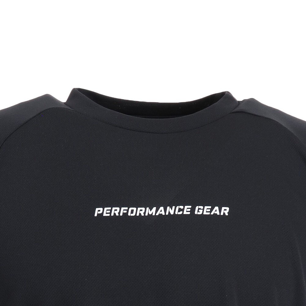 パフォーマンスギア（PG）（メンズ）陸上ウェア シャツ ドライプラス 漢字Tシャツ 攻 771PG0TF9710 BLK