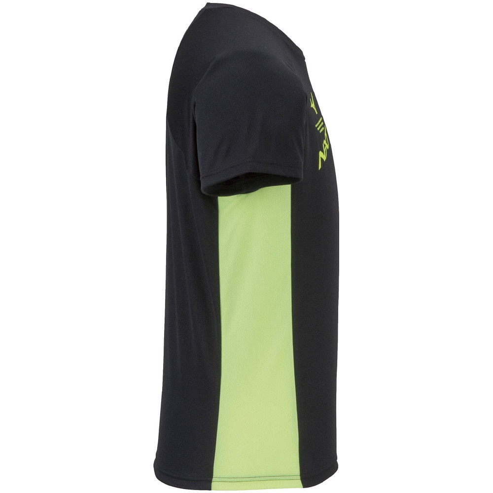 ミズノ（MIZUNO）（メンズ）陸上ウェア シャツ 袖ロゴプリント入り プラクティスシャツ U2MA201509 速乾