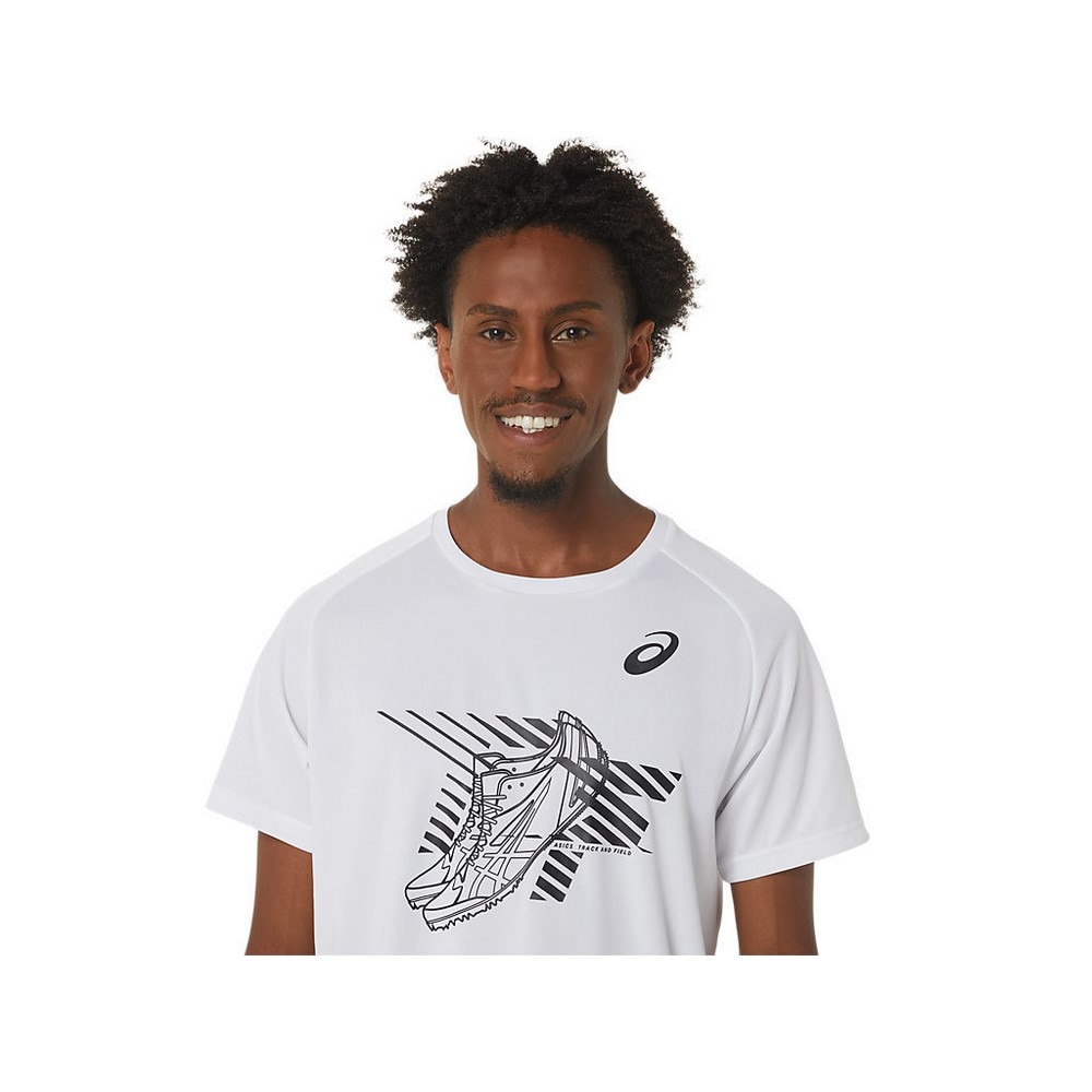 アシックス（ASICS）（メンズ）陸上ウェア 半袖Tシャツ 2091A625.100 速乾