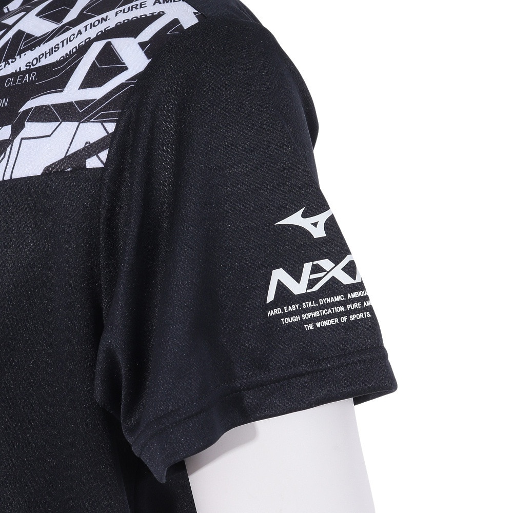 ミズノ（MIZUNO）（メンズ、レディース）陸上ウェア シャツ プラクティス半袖Tシャツ U2JAAX0109