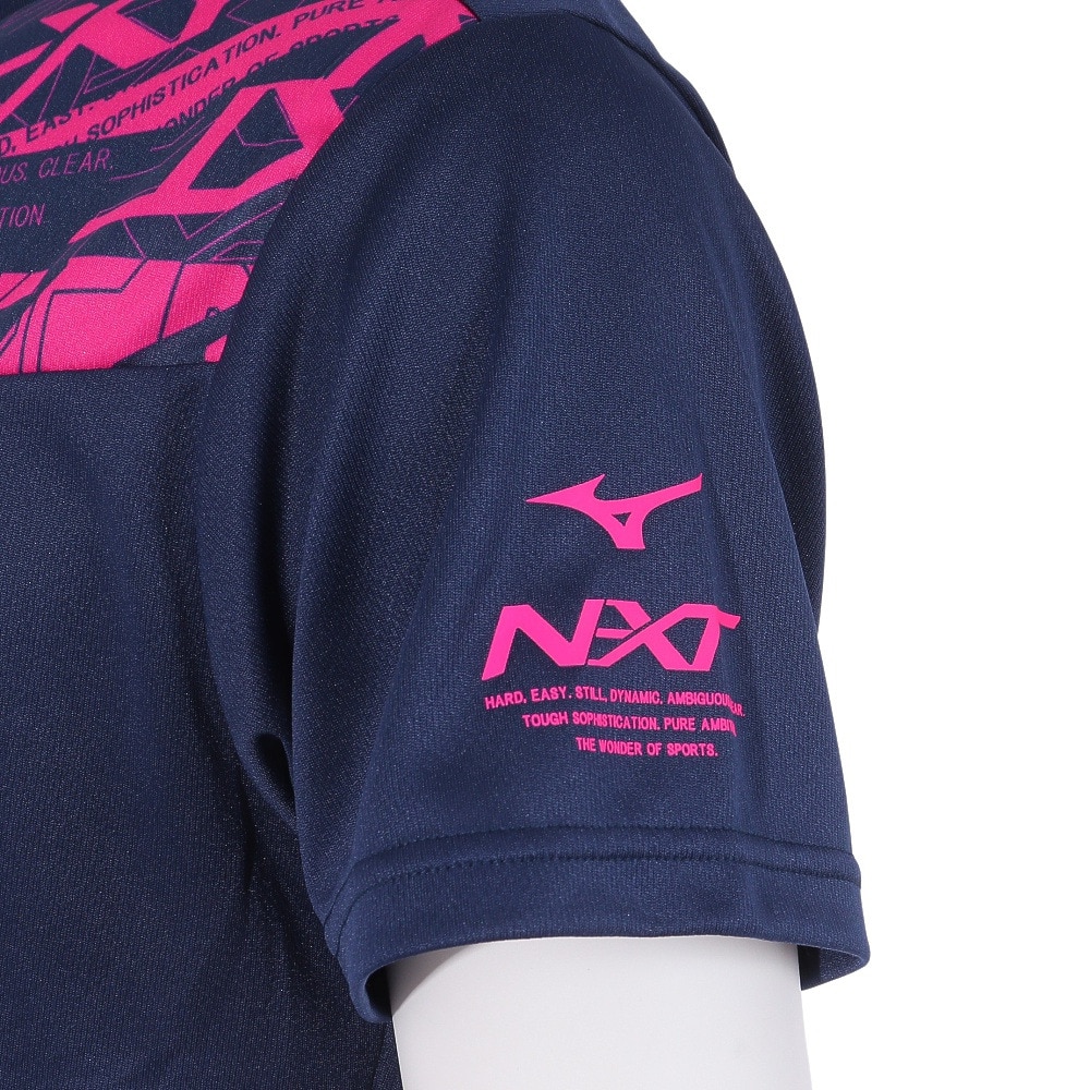 ミズノ（MIZUNO）（メンズ、レディース）陸上ウェア シャツ プラクティス半袖シャツ U2JAAX0114