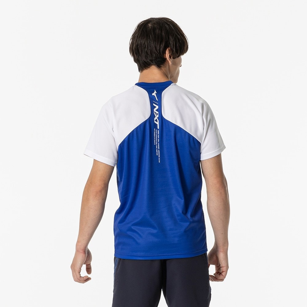 ミズノ（MIZUNO）（メンズ、レディース）陸上ウェア シャツ N-XTプラクティス 半袖Tシャツ U2MAB01525 速乾