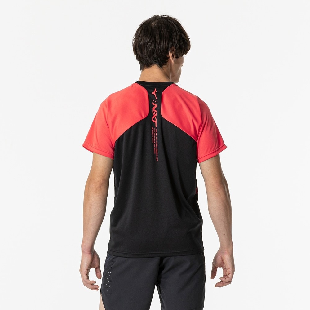 ミズノ（MIZUNO）（メンズ、レディース）陸上ウェア シャツ N-XTプラクティス 半袖Tシャツ U2MAB01596 速乾